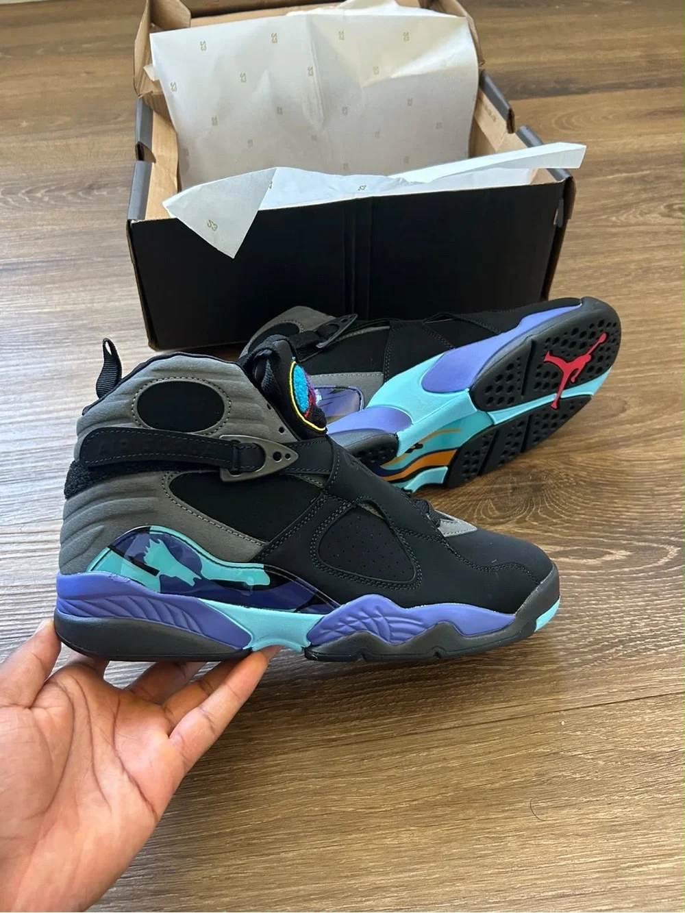 Jordan 8 aqua
